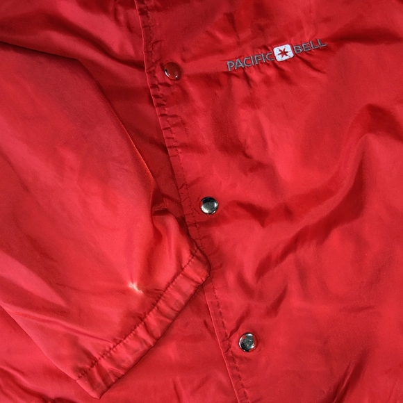 Vintage Pacific Bell work windbreaker - SIZE M - Picture 3 of 5